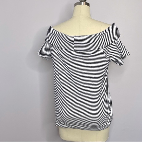 J. Crew Factory Striped Off The Shoulder Top XL- NWT - Picture 5 of 8